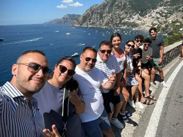 Guests on the Amalfi coast